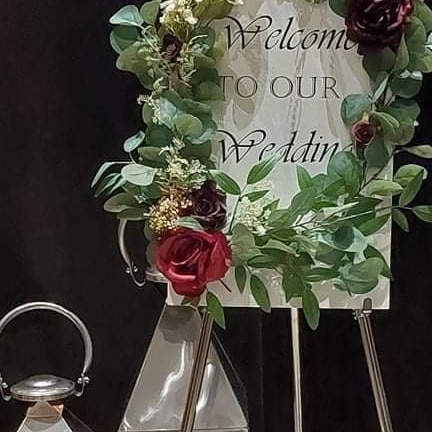 A Burgundy Ceremony Decor Package