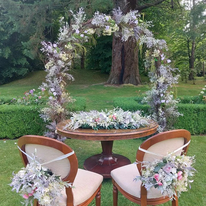 Lilac & Lavender Ceremony & Venue