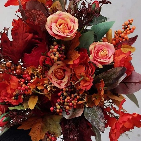 Autumnal Bouquets & Reception Decor
