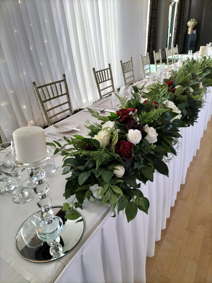 A Burgundy Ceremony & Venue Decor Package