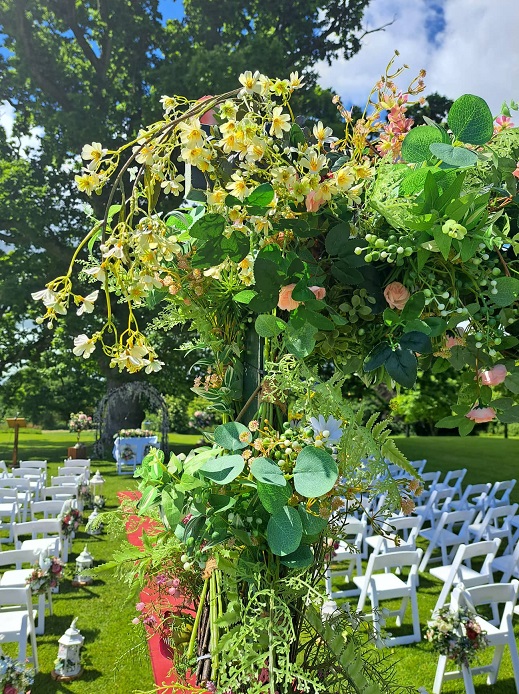 Ceremony Decor in Rathsallagh